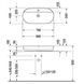 Умывальник на столешницу DURAVIT LUV 0380800000, 80х40 800006047 фото 3