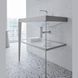 Умывальник мебельный с напольной c-bonded металлической консолью DURAVIT XVIU XV4715NB289, черный матовый 800006097 фото 2