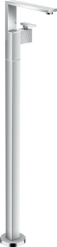 Смеситель для раковины AXOR EDGE 46041000, однорычажный, напольный, с донным клапаном Push-Open, с алмазной огранкой 87741 фото