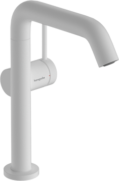 Смеситель для раковины с донным клапаном HANSGROHE TECTURIS S 73360700, белый матовый 92483 фото