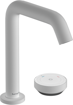 Смеситель для раковины с донным клапаном HANSGROHE TECTURIS S 73353700, белый матовый 800004058 фото