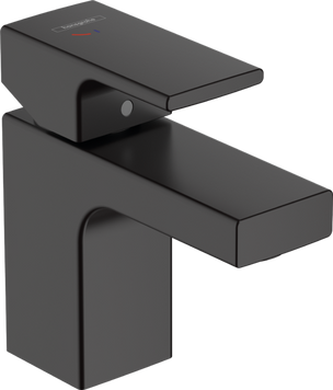 Смеситель для раковины со сливным гарнитуром HANSGROHE VERNIS SHAPE 71593670, черный матовый 800004158 фото