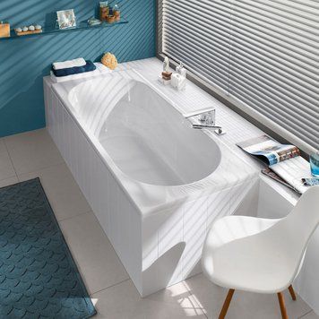 Ванна акриловая VILLEROY & BOCH O.NOVO UBA180CAS2V-01, Duo 180x80, белый 35716 фото