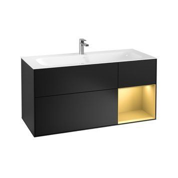 Тумба под раковину VILLEROY & BOCH FINION G070HFPD, черный 800005607 фото