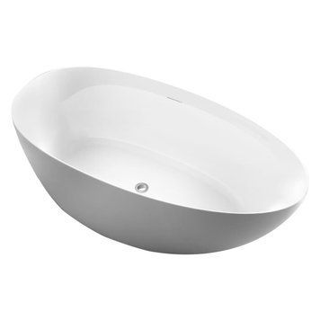 Ванна акриловая IMPRESE BILINA 170x85 IT528 с сифоном 73196 фото