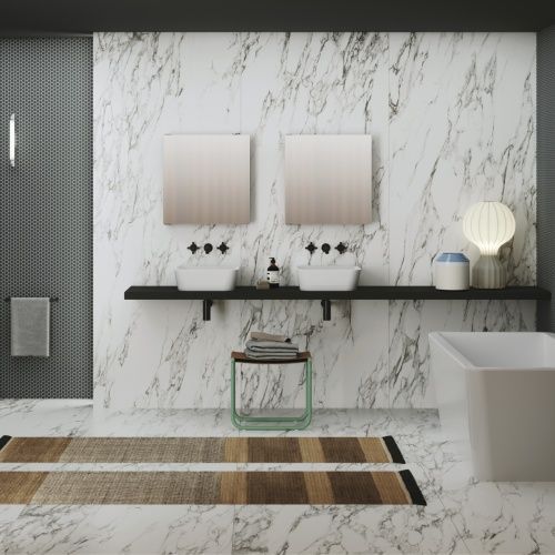 Умивальник накладний з донним клапаном 43х43см AZZURRA BUILD BULA04343000BI+PILCE, білий 103458 фото
