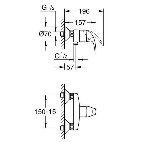 Набір змішувачів GROHE START 126747 81574 фото