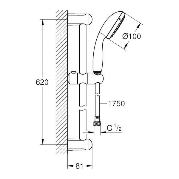 Набір змішувачів GROHE START 126747 81574 фото
