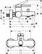 Смеситель для ванны HANSGROHE ZESIS 74420670, чорний матовий 99833 фото 2
