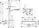 Душовий набір HANSGROHE ECOSTAT SELECT/RAINDANCE SELECT 27036000 29928 фото 2