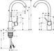 Смеситель для кухонной мойки HANSGROHE TALIS 14870000 13063 фото 2