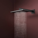 Лейка верхнього душу з кронштейном, 2 режими HANSGROHE RAINDANCE ALIVE 24550340, чорний матовий хром 100485 фото 3
