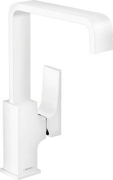 Смеситель для раковины со сливным клапаном HANSGROHE METROPOL 32511700, белый матовый 800004159 фото