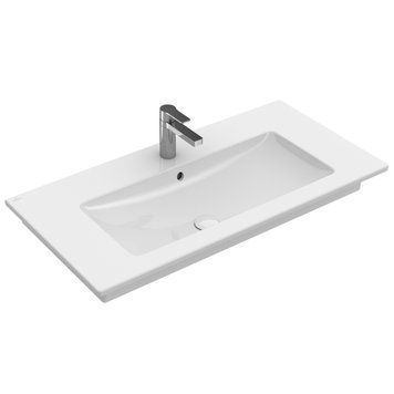 Умывальник накладной VILLEROY & BOCH VENTICELLO 41048L01, 80x50, белый 47385 фото
