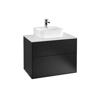 Тумба под раковину VILLEROY & BOCH FINION F08100PD, черный 800005608 фото