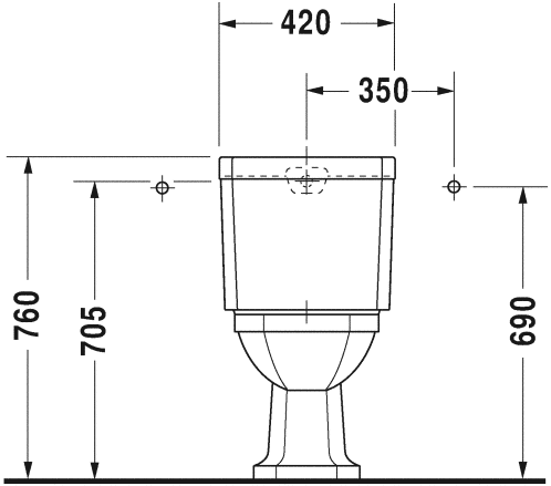 Бачок DURAVIT 1930 0872210005, 1930 800006249 фото