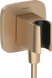 Шланговое подсоединение HANSGROHE FIXFIT Q 26887140, бронза 96198 фото 2