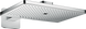 Верхній душ 460/300 3jet AXOR SHOWER SOLUTIONS 35276000, з тримачем, з розеткою softsquare 69953 фото 1