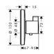 Термостат для душу HANSGROHE ECOSTAT 15755000 55109 фото 2