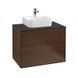 Тумба під раковину VILLEROY & BOCH FINION F08100PD, чорний 800005608 фото 2