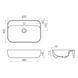 Умывальник 60 см DiMARCO FLAVIO DM2F008WH 99153 фото 2