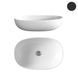 Умывальник накладной 60 см NIC DESIGN MILK 1526013, антрацит 101058 фото 1