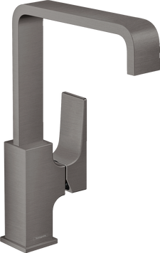 Смеситель для раковины со сливным клапаном HANSGROHE METROPOL 32511340, черный матовый хром 800004160 фото