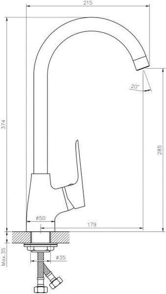 Набір змішувачів 3 в 1 IMPRESE KIT kit30092-3 77879 фото