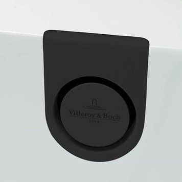 Слив-перелив для ванны VILLEROY & BOCH ACCESSORIES UPCON0136-33, с наполнением, черный матовый 89099 фото