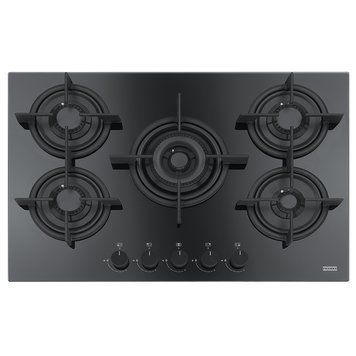 Газовая варочная поверхность FRANKE NEW CRYSTAL FHCR 755 4G TC HE BK C 106.0374.283 800006350 фото
