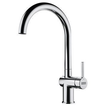 Смеситель кухонный FRANKE ACTIVE J 115.0653.395, хром 800006550 фото