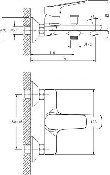 Набір змішувачів 3 в 1 IMPRESE KIT kit30092-3 77879 фото