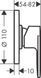 Смеситель для душа HANSGROHE VERNIS 71649000 86747 фото 2