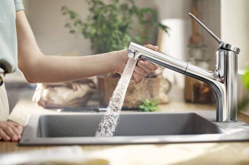 Смеситель для кухонной мойки HANSGROHE ZESIS M33 74810000 96194 фото