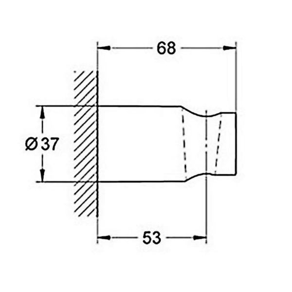 Держатель ручного душа GROHE TEMPRESTA NEW COSMOPOLITAN 27594000 47881 фото
