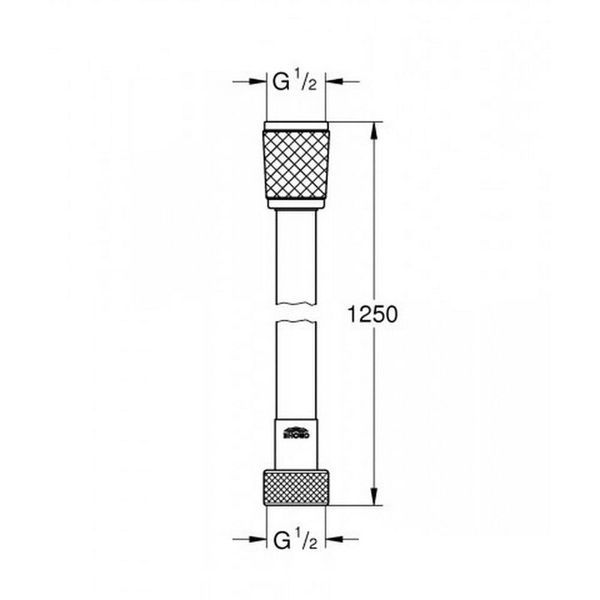 Шланг для душа GROHE RELEXA 28150001 12042 фото