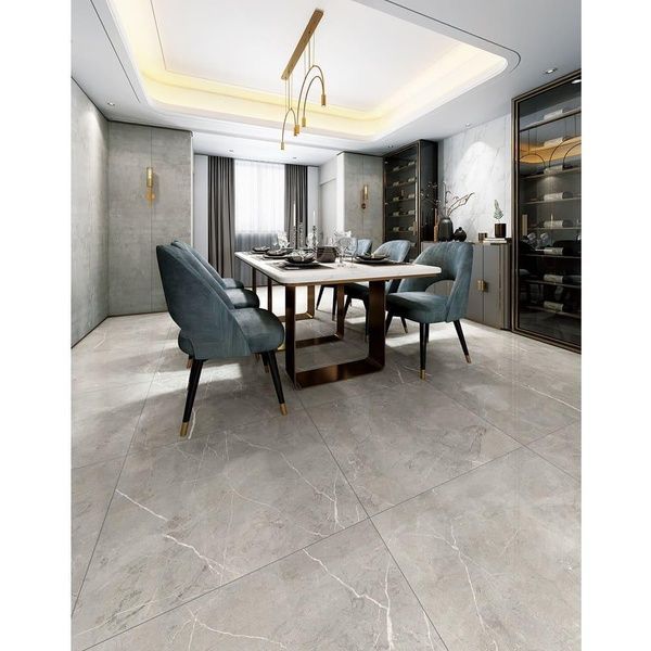 Керамічна плитка INSPIRO TE905P light grey stone, 900x900 78129 фото