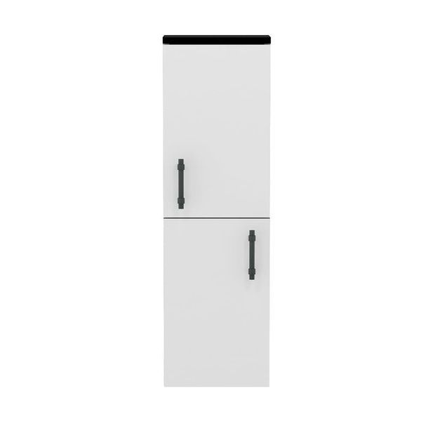 Пенал для ванної кімнати IMPRESE BLACK EDGE f32113W, білий 81847 фото