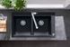 Кухонна мийка кам'яна HANSGROHE 43316170, чорний 84299 фото 1