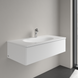 Умывальник накладной VILLEROY & BOCH ANTAO 4A76ABRW, 100x50см, со скрытым переливом, с отверстием под смеситель, Ceramic Plus, белый матовый 800005709 фото 2