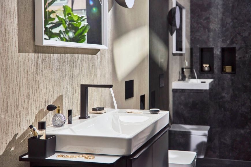 Смеситель для раковины с донным клапаном HANSGROHE TECTURIS E 73053700, белый матовый 800004060 фото