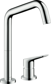Кухонный смеситель AXOR CITTERIO M 34823000, однорычажный, на 2 отверстия, 240, с поворотным изливом, Eco 800004777 фото
