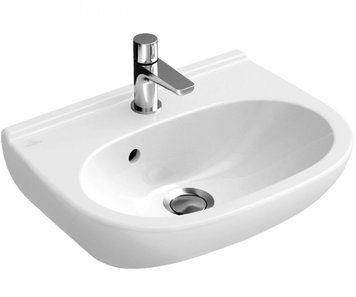 Умывальник подвесной укороченный VILLEROY & BOCH O.NOVO 53605001, 50x40, белый 36361 фото