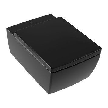 Унітаз підвісний VILLEROY & BOCH MEMENTO 2.0 4633R0S5, Ceramic Plus, чорний 73047 фото