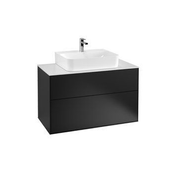 Тумба под раковину VILLEROY & BOCH FINION F10100PD, черный 800005610 фото