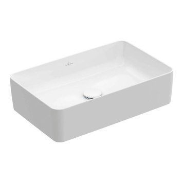 Умывальник на столешницу VILLEROY & BOCH COLLARO 4A2056RW, 56x36, CeramicPlus, белый 800005810 фото
