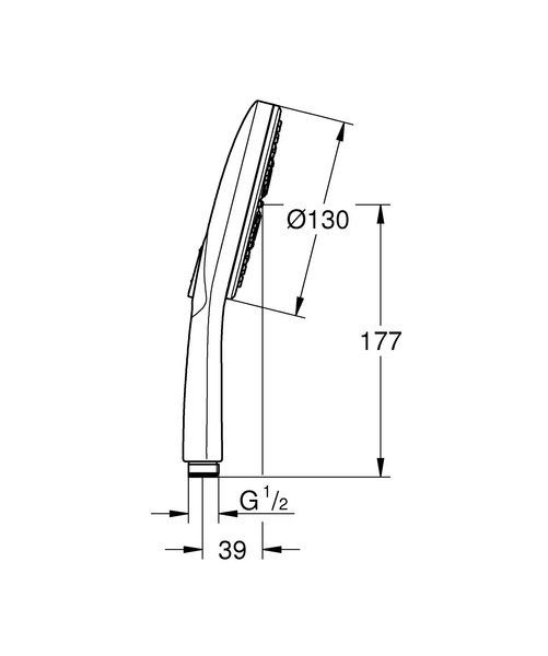 Ручний душ GROHE RAINSHOWER 22127KF0 94740 фото