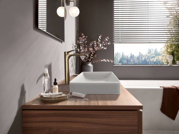 Змішувач для умивальника 250 CoolStart HANSGROHE VIVENIS 75045140, шліфована бронза 102473 фото