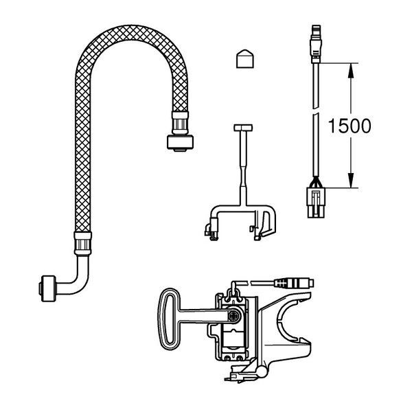 Коплект установочный GROHE SENSIA ARENA 46944001 69777 фото