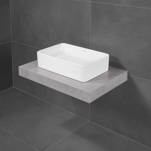 Умивальник на стільницю VILLEROY & BOCH COLLARO 4A2056RW, 56x36, CeramicPlus, білий 800005810 фото